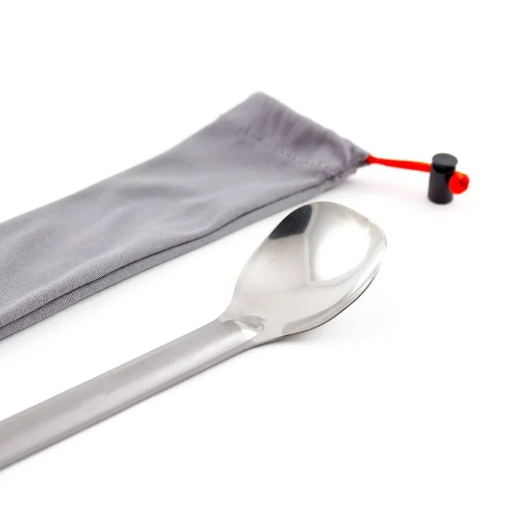 Core Element 100% Titanium Long Handle Spork & Spoon Ultralight Backpacking Camp